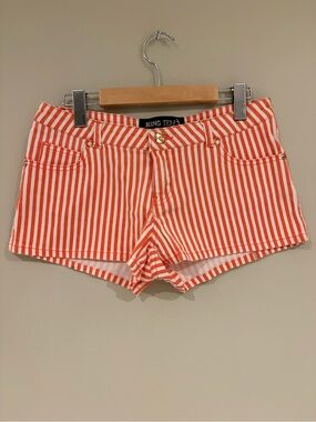 Y2K Hang Ten Pink & White Stripe Women’s Shorts